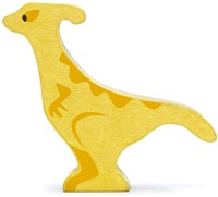 Tender Leaf Holz Dinosaurier Parasaurolophus gelb nachhaltiges Spielzeug-2