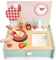 Tender Leaf houten speelgoedkeuken kitchenette met accessoires - speelplezier