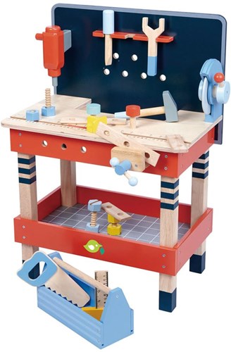 Tender Leaf houten werkbank speelgoed met gereedschap voor kinderen-3