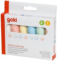 Goki Straßenmalkreide - buntes Outdoor-Spielzeug 6 Stück-2