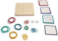 BS Toys Geobord FSC Hout - Creatief Elastiekspel voor Kinderen-3