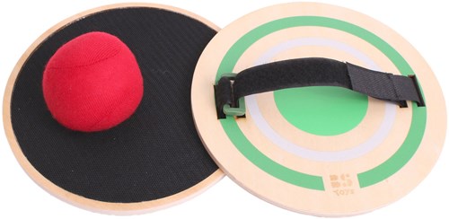 BS Toys houten vangwerpspel - buitenspeelgoed klittenband-2