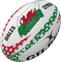 Gilbert rugbybal replica Wales maat 5 - trainingsbal cadeau