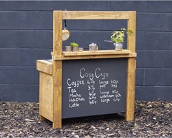 Cosy Outdoor Matschküche Spielzeug Café mit Tafel KS1
