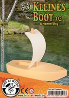 Kids at Work Holzboot Bastelset - DIY Spielzeugboot bauen-2