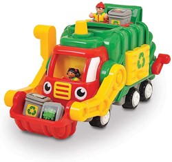 WOW Toys Flip n Tip Fred Müllwagen Spielzeug mit Soundeffekten