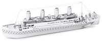 Eureka modelbouw 3D puzzel Titanic Ship metaal - Metal Earth-3
