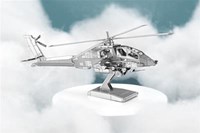 Eureka modelbouw - AH-64 Apache helikopter metaal 3D bouwpakket-3