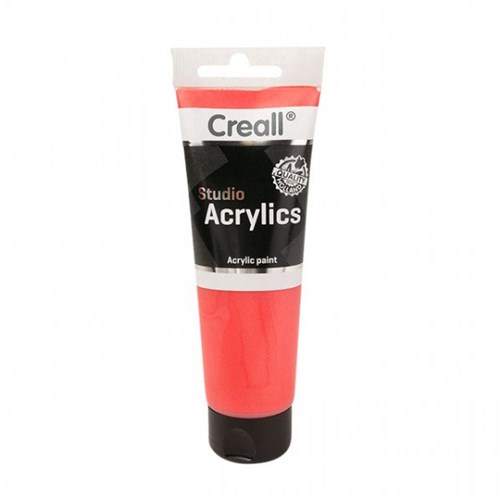 Creall Acrylfarbe Metallic Rot 120ml - Studio Acrylics Bastelfarbe