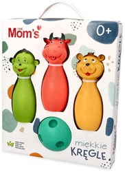 Mom's Care sensorisch speelgoed zachte bowling pastel voor peuters