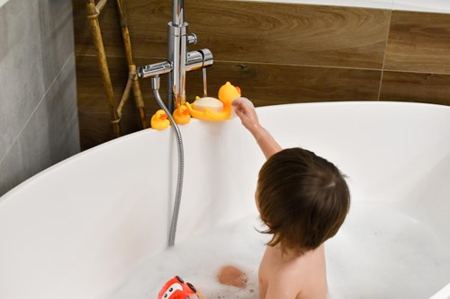 Mom's Care badspeelgoed eendjes set - zeepbakje - BPA-vrij - 3 stuks-2