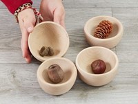 Cosy Holzspielzeug Schalen Set 4 Stück zum Sortieren und Lernen