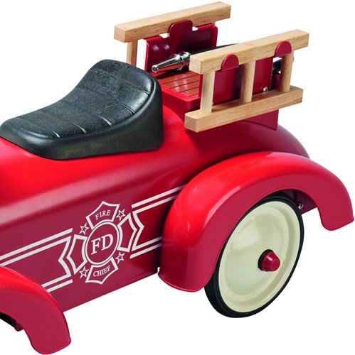 Goki loopauto - brandweerwagen - metalen ride-on speelgoed-2