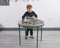 Cosy Tiefe Spielwanne Grau - Sensorik Spielzeug Schale - 69x69cm