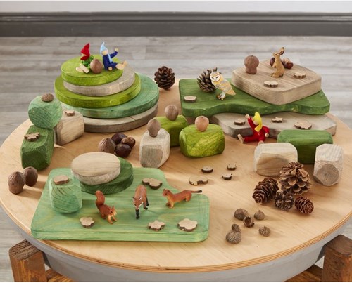Cosy Erdige Naturszenen-Set 20-teiliges Set für fantasievolles Spiel