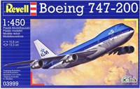 Revell Boeing 747-200 Jumbojet vliegtuig modelbouwpakket 1:450 schaal-2