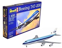 Revell Boeing 747-200 Jumbojet vliegtuig modelbouwpakket 1:450 schaal-3