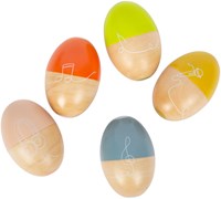 Small Foot houten muziekeieren Groovy Beats - educatief speelgoed set 5 stuks
