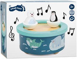 Small Foot houten muziekdoos Noordpool opwindbaar kinderkamer decoratie