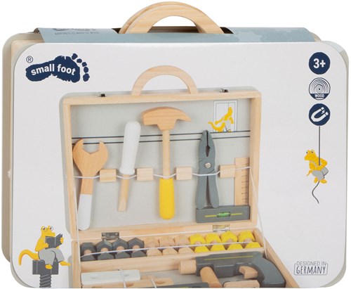 Small Foot Holz Werkzeugkoffer Miniwob - Spielzeugset für Kinder