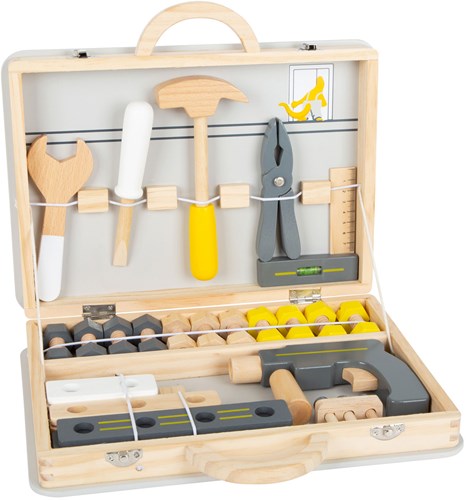 Small Foot Holz Werkzeugkoffer Miniwob - Spielzeugset für Kinder-2