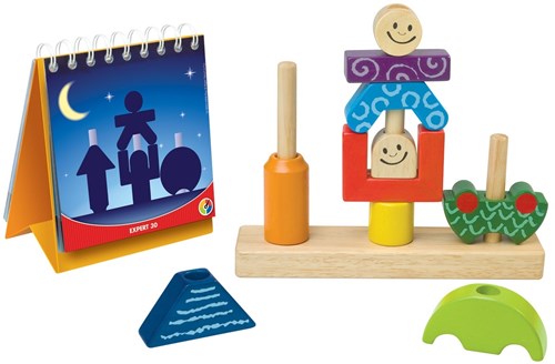 Smart Games houten stapelspel Day & Night - educatief speelgoed - 48 opdrachten-2