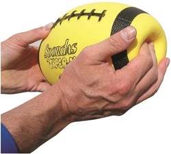 Megaform American football SuperSafe maat 7 geel zwart trainingsbal