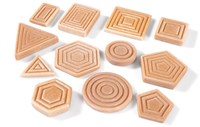 Yellow Door sensorisches Spielzeug Formen Set - Lernspielzeug 12 Stück