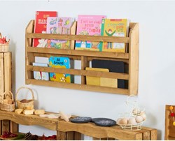 Cosy Bücherregal horizontal für draußen und drinnen - flacher Zaun