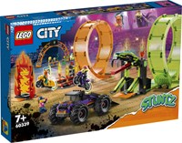 LEGO City stuntarena dubbele looping stuntset 60339 speelgoed