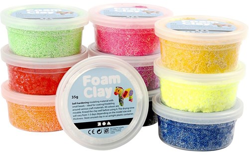 Foam Clay boetseerklei zwart 35 gram - creatief speelgoed-3