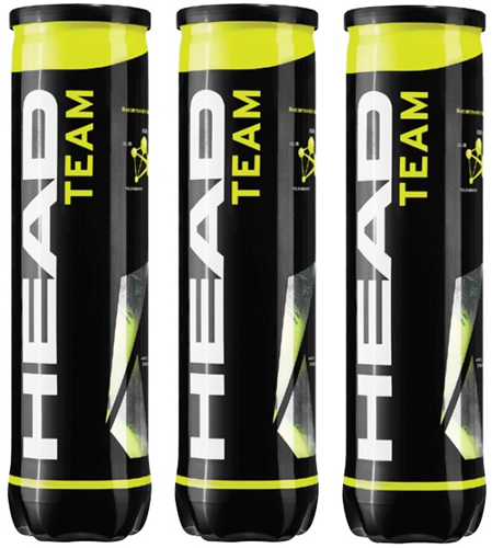 Head Tennisbälle Set - Team Pack mit 12 langlebigen Bällen