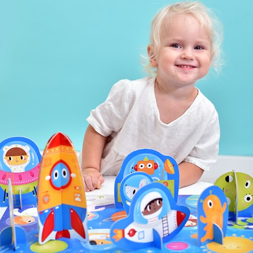 Banana Panda Erforsche das Weltraum-Puzzle-2
