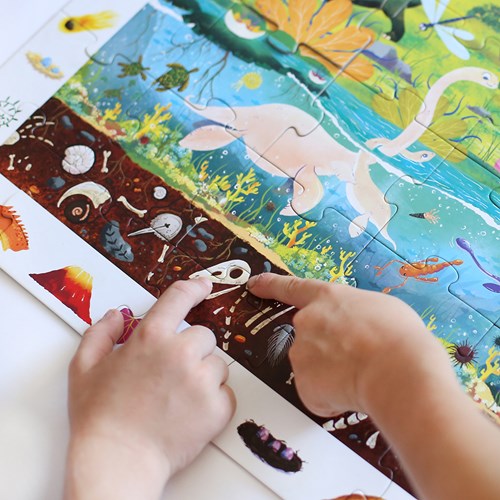 Banana Panda Zoek en kijk Puzzel Dinosaurus 4+-3
