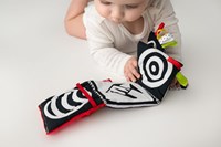 Mom's Care babyboek blauw - zacht sensorisch speelgoed voor baby's-3