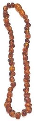 nic Bernstein Kinderkette Schmuck braun 31-33 cm amber
