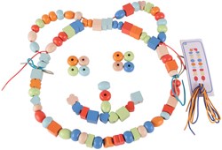 Classic World houten kralen set - kleurrijk speelgoed voor kinderen