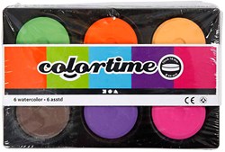 Creativ Company waterverf set extra kleuren 6 kleuren schilderen