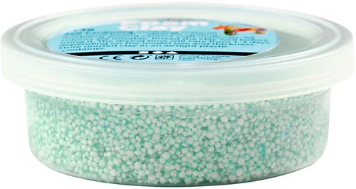 Foam Clay Glitzer hellgrüne Modelliermasse 35g - kreatives Spielzeug-3