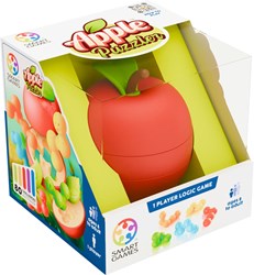 Smart Games Apple puzzel - 3D denkspel met 80 uitdagingen - Display 6 stuks