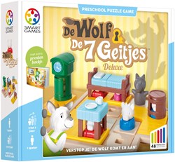 Smart Games puzzelspel De Wolf en de 7 Geitjes - educatief kinderspel