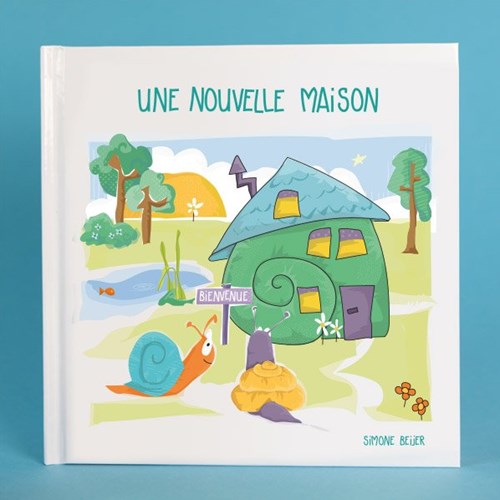 Kinderboeken Bilderbuch Une nouvelle maison - Hardcover, Trauerbewältigung