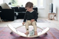 Wobbel Original Zebra vilt mosterd-2