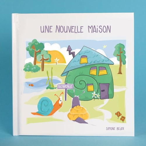 Kinderboeken Bilderbuch Une nouvelle maison - Hardcover, Trauerbewältigung
