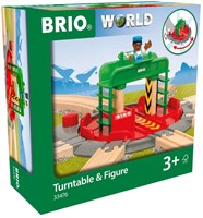 Brio draaischijf en figuur - treinaccessoire voor BRIO World