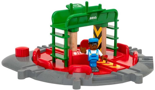 Brio draaischijf en figuur - treinaccessoire voor BRIO World-2
