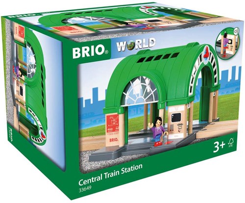 Brio Hauptbahnhof Holzeisenbahn - Interaktives Spielzeug
