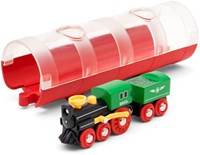 Brio stoomtrein speelgoedtrein met tunnel - houten treinset-3