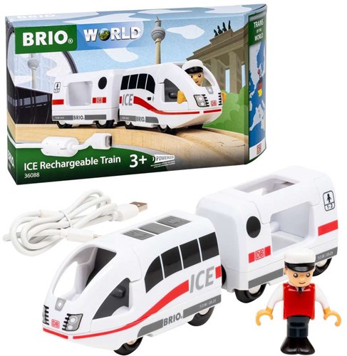 Brio Spielzeugzug ICE wiederaufladbar - Trains of the world 36088-2