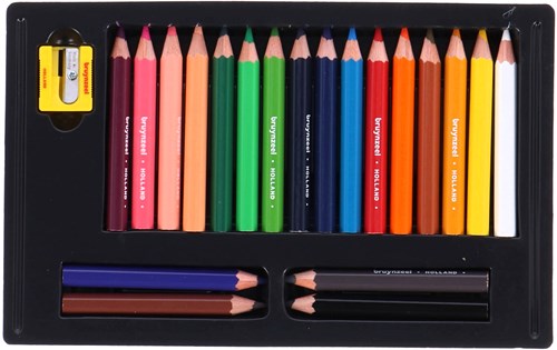 Bruynzeel kleurpotloden Thick Short 20 stuks voor kinderen 3plus-2